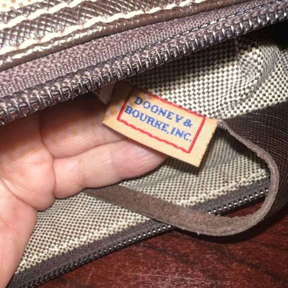 Dooney & Bourke Signature Double Front Pocket Hobo Bag - Picture 9 of 13